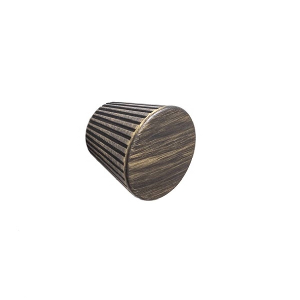 ALCHESTER FLUTED TAPERED KNOB Cupboard Handle - 30mm diameter - 5 finishes (PWS K1136.30)